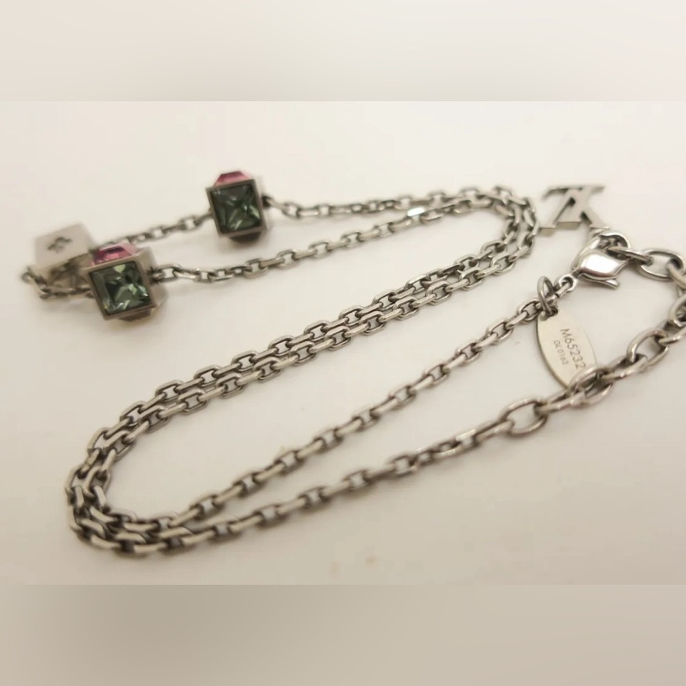 Louis Vuitton silver gamble necklace - Picture 11 of 12